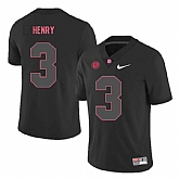 Alabama Crimson Tide 3 Derrick Henry Black Shadow Nike College Football Jersey Dzhi,baseball caps,new era cap wholesale,wholesale hats